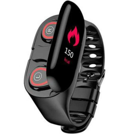 Pulsera Inteligente M1 con Auriculares Bluetooth 2 en 1 - Monitor de Frecuencia Cardíaca y Llamadas - Image 2