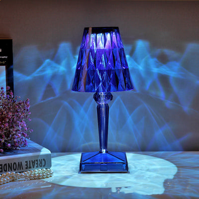 Lámpara de Mesa Recargable con Cristal Diamantado - Image 25