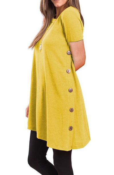Falda Corta Irregular con Botones - Image 16