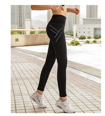 Pantalones Deportivos Cintura Alta con Bolsillos Funcionales - Image 8