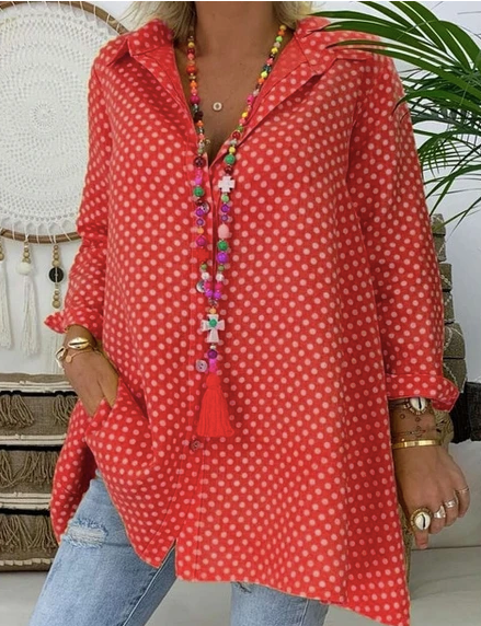 Blusa Suelta Elegante de Manga Larga - Image 5