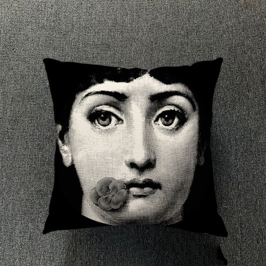 Funda de Almohada de Algodón y Lino para Sala de Estar - Image 65