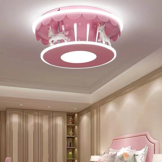 Lámpara Infantil Giratoria para Habitación de Niñas - Image 2