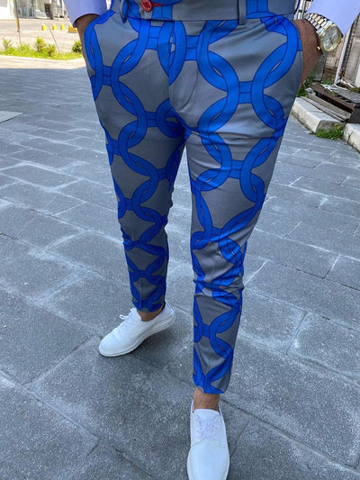Pantalones Casuales a Cuadros Estilo Europeo Americano Corte Ninth - Image 10