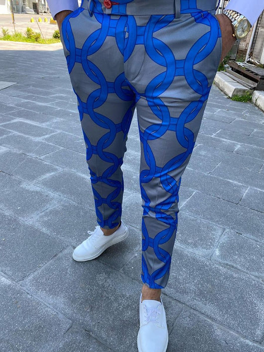 Pantalones Casuales a Cuadros Estilo Europeo Americano Corte Ninth - Image 10