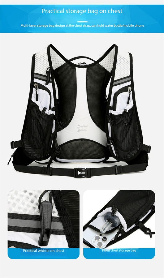 Mochila de Ciclismo AZELA Reflectante y Ligera con Hidratación - Image 15