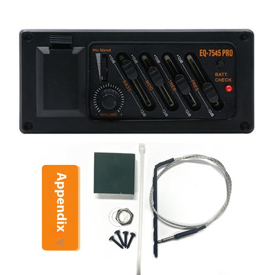 Ecualizador de Cuatro Bandas con Captador de Vibración para Piano Eléctrico - Image 14