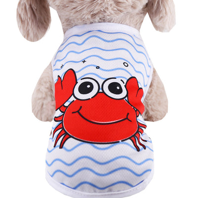 Ropa Fresca de Algodón para Mascotas - Diseño Ajustable Primavera Verano - Image 6