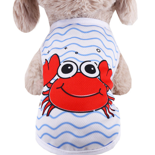 Ropa Fresca de Algodón para Mascotas - Diseño Ajustable Primavera Verano - Image 6