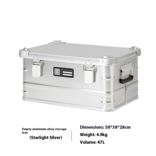 Caja de Almacenamiento Portátil de Aluminio para Camping y Vehículos - Image 3
