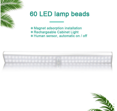 Lámpara LED con Sensor de Movimiento Recargable 24/40/60 LEDs - Image 3