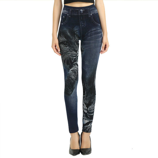 Pantalones de Yoga con Estampado de Gatitos - Image 3