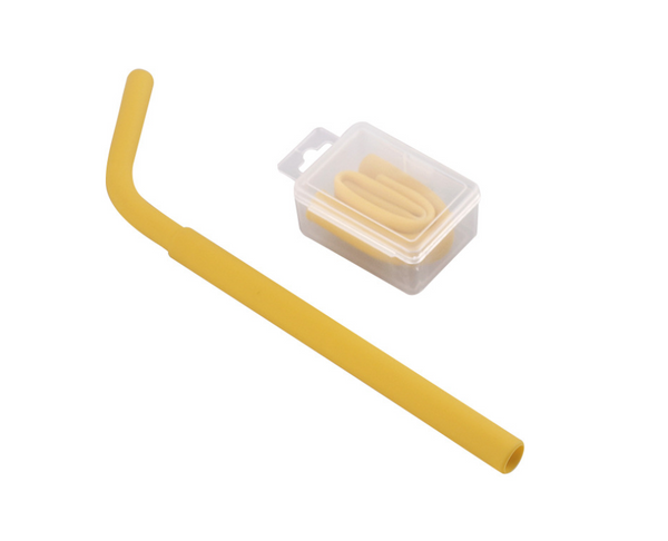 Popote Masticable de Silicona para Autismo - Versión Portátil