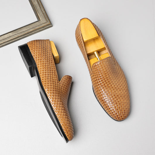 Zapatos de Cuero Tejido para Hombre - Slip-on Ejecutivo - Image 10