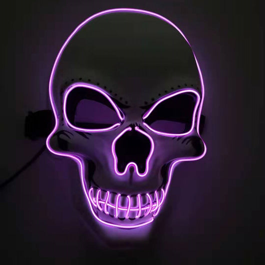 Máscara Calavera LED Luminosa para Halloween - Image 8