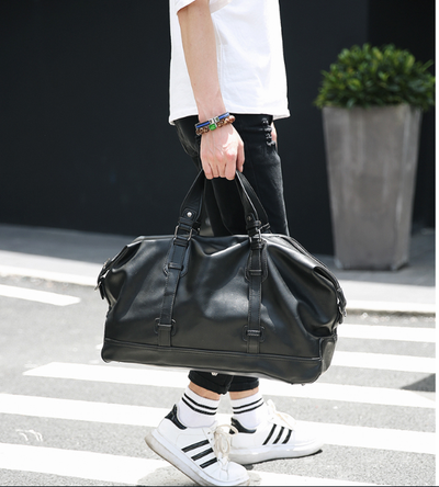 Bolso de Viaje de Cuero para Hombre - Maletín Multifuncional de Gran Capacidad - Image 7