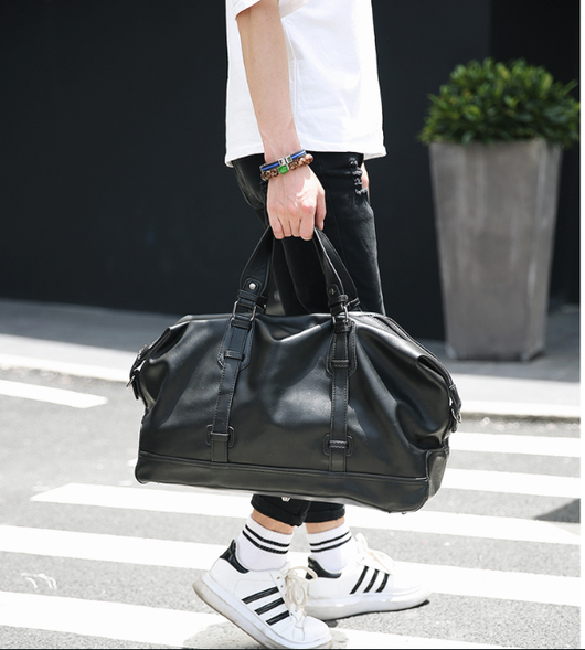 Bolso de Viaje de Cuero para Hombre - Maletín Multifuncional de Gran Capacidad - Image 7