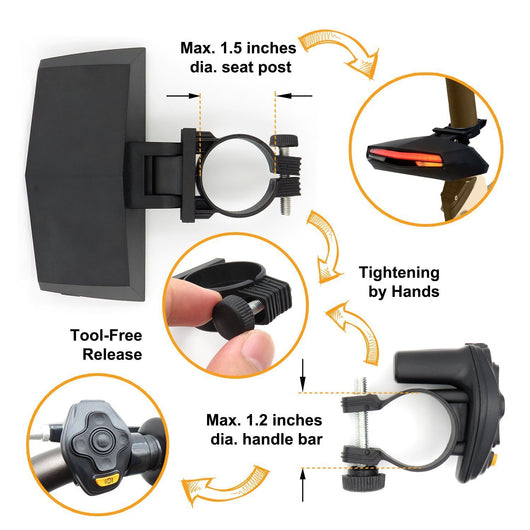 Luz Trasera Inteligente para Bicicleta de Montaña - Image 5