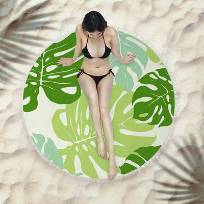 Toalla Redonda de Playa con Flecos Premium - Image 25
