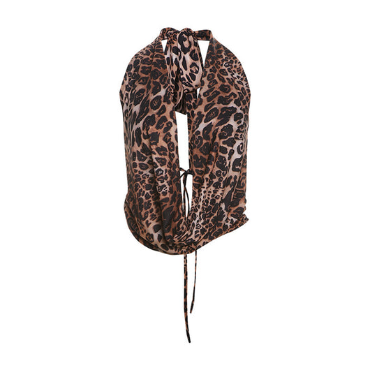 Chaleco Leopardo Sensual sin Mangas con Cordones y Espalda Descubierta - Image 19