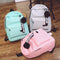 Mochila de Lona con Estampado de Hojas