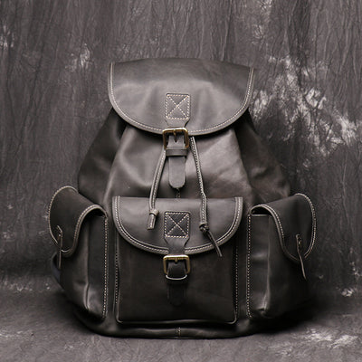 Mochila de Cuero Crazy Horse para Mujer - Image 5