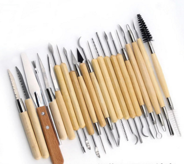 Set de 27 Herramientas para Cerámica y Arcilla + Bolsa de Transporte