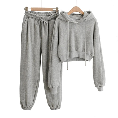 Conjunto Deportivo Otoñal: Sudadera con Capucha y Pantalón de Cintura Elástica - Image 6