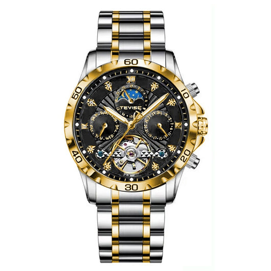 Reloj Mecánico Tourbillon Acero Inoxidable Resistente al Agua para Hombre - Image 6
