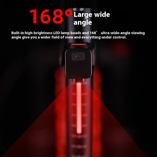 Luz Trasera LED para Bicicleta con Indicador de Seguridad Nocturna - Image 3