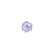 All-Plateado Tianhuo-Cut Firework-Cut Thorn Rose EarringsAnti-Oxidation Unisex Retro Estilo Morado 1PC 6mm