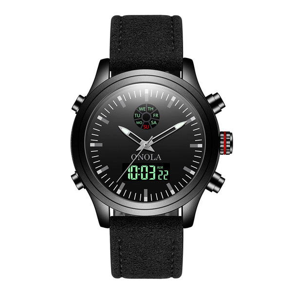 Reloj Electrónico Deportivo Resistente al Agua con Doble Pantalla Luminosa
