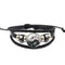Pulsera Taoísta Yin Yang Trenzada Multicapa - Joyería Vintage Unisex