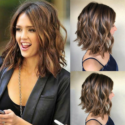 Peluca Corta Rizada para Mujer - Image 3