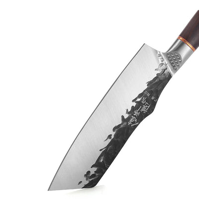 Cuchillo de Frutas de Acero Inoxidable con Mango de Madera - Image 11