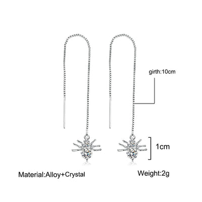 Pendientes Colgantes de Estrella con Borla Trasera - Image 5