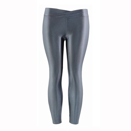 Pantalones Capri Elásticos Talle Bajo Brillante en Colores Neón para Mujer - Image 15