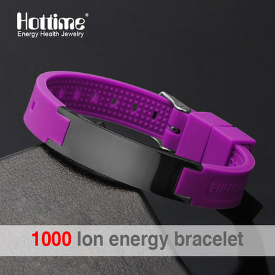Pulsera Deportiva 4 en 1 con Elementos Bio y Silicio - Banda de Energía Equilibrio en Acero Inoxidable - Image 16