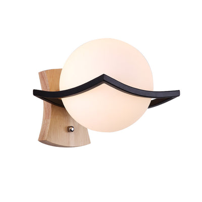 Lámpara de Madera Maciza con Diseño Contemporáneo - Image 4