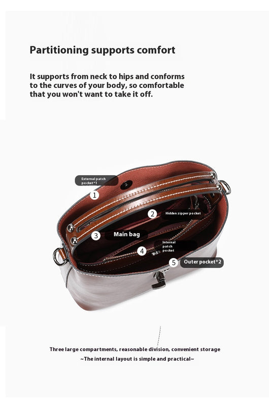 Bolso Bandolera Tipo Cubo para Otoño e Invierno - Bolsa Mensajero Mujer - Image 12