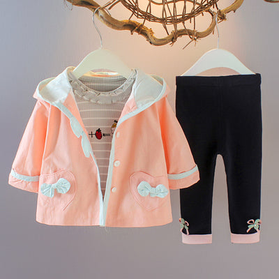 Conjunto de Tres Piezas Infantil Estampado - Image 9
