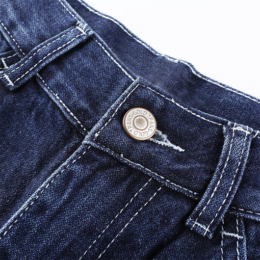 Jeans Rectos de Cintura Alta Sueltos con Estilo Moderno - Image 9