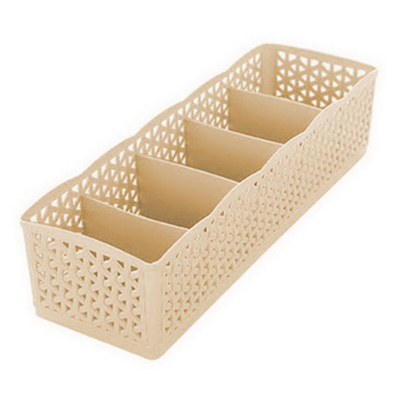 Organizador de Plástico Apilable 5 Compartimentos para Ropa Interior y Calcetines - Image 7