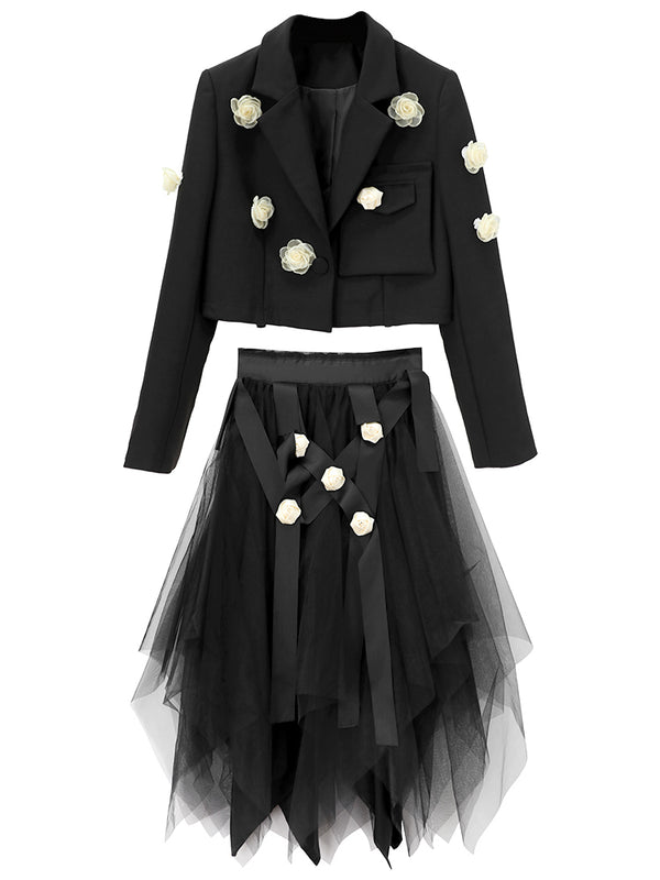 Conjunto de Falda y Blazer para Mujer - Traje Ejecutivo Elegante - Image 4