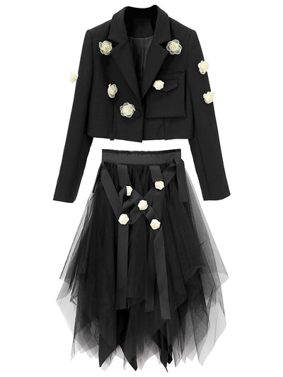 Conjunto de Falda y Blazer para Mujer - Traje Ejecutivo Elegante - Image 4