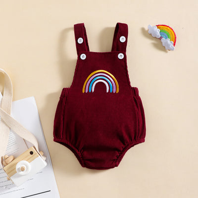 Enterizo Infantil Arcoíris de Pana para Primavera y Verano - Image 14