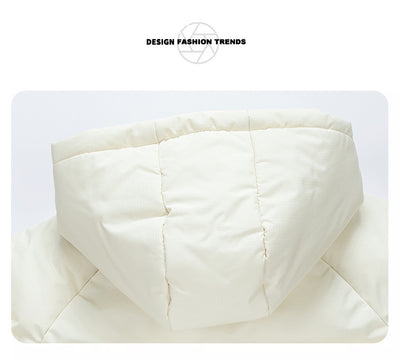 Abrigo de Plumón de Pato Blanco Unisex - Chaqueta Térmica Oversized - Image 21