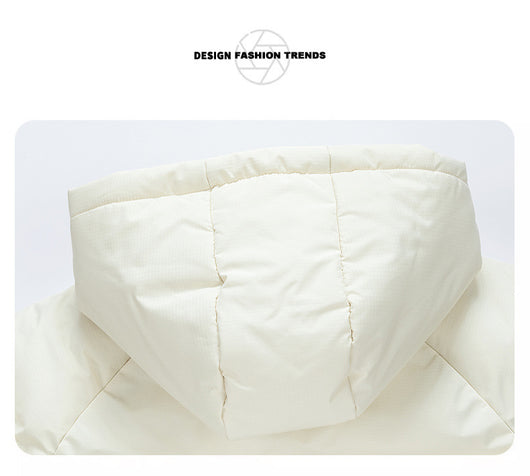 Abrigo de Plumón de Pato Blanco Unisex - Chaqueta Térmica Oversized - Image 21