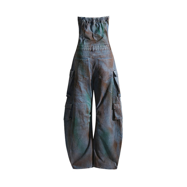 Mono Jumpsuit Camufflaje Spray Color - Enterizo Tubo para Chicas Modernas
