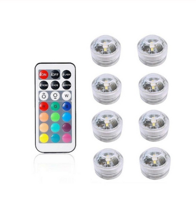 Luz LED Sumergible con Control Remoto - 5 Colores Ajustables - Image 14